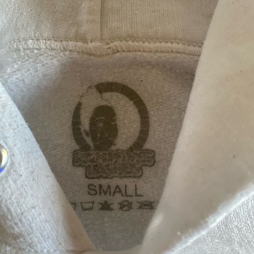 Beige Casual Hoodie